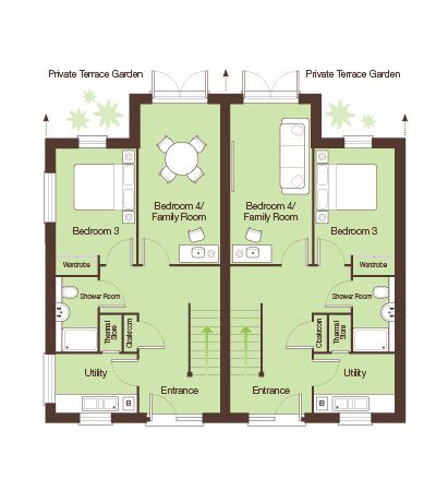 Houses 1-6 Ground Floor