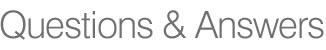 Questins & Answers